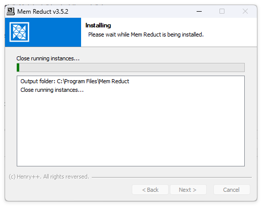 「Mem Reduct」Windows内存清理工具